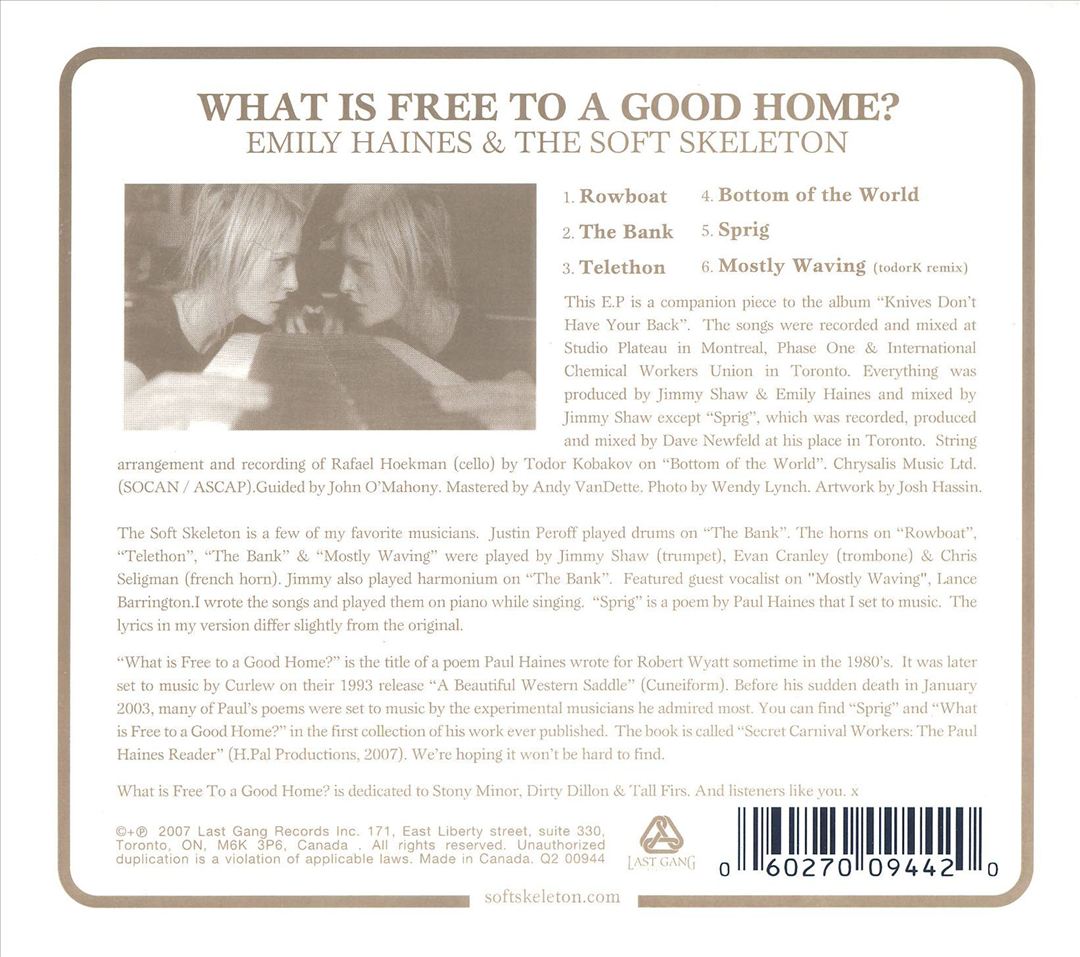 What Is Free to a Good Home? cover art