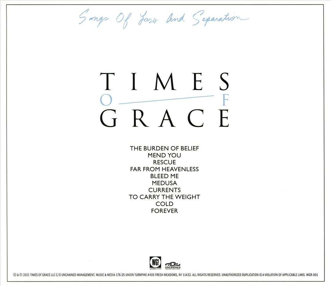 Songs of Loss and Separation cover art