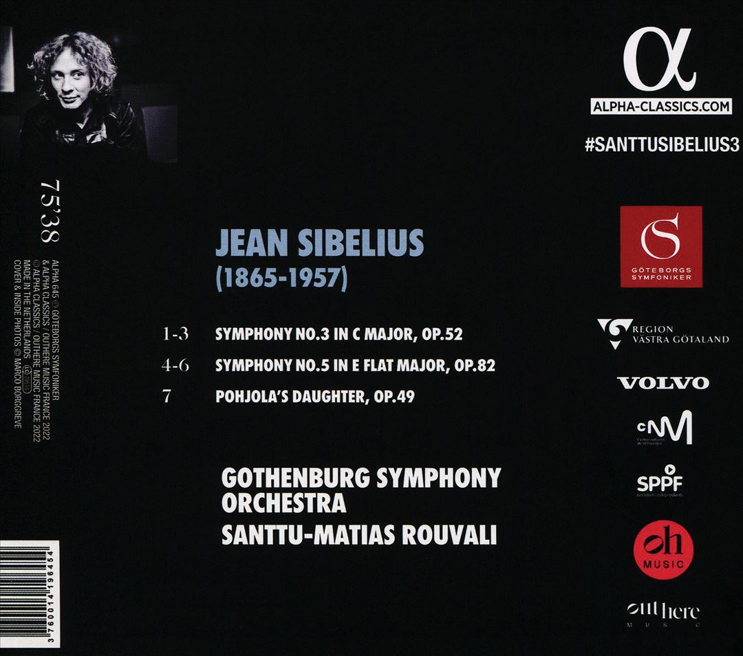 Sibelius: Symphonies Nos. 3 & 5; Pohjola's Daughter cover art