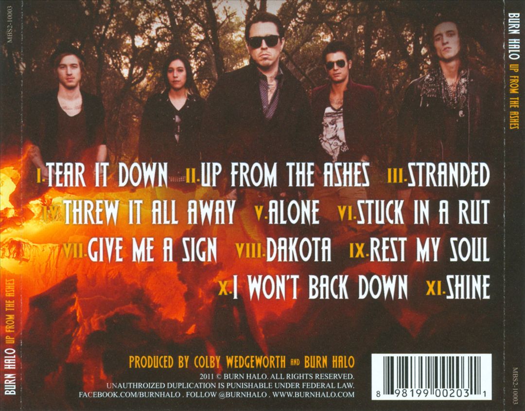 Up From the Ashes cover art