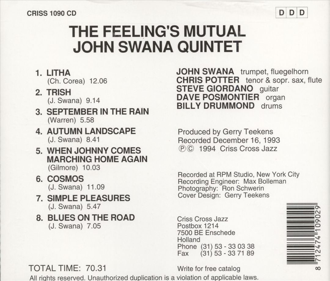 Feeling's Mutual cover art