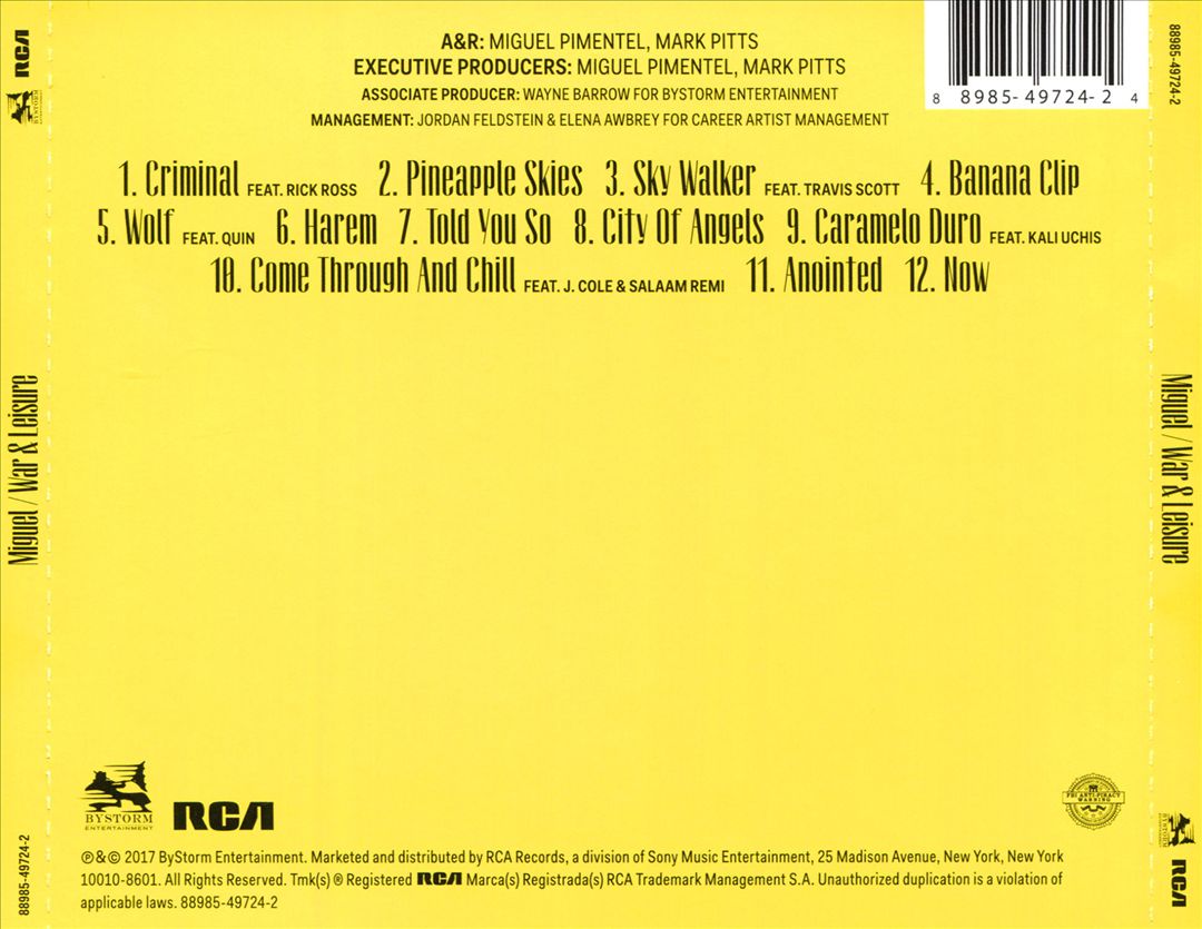 War & Leisure cover art