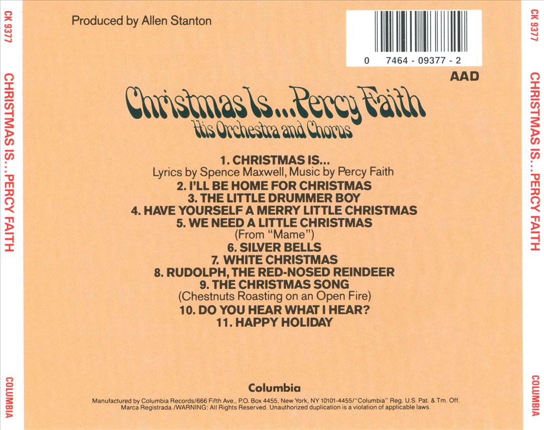 Christmas Is... cover art
