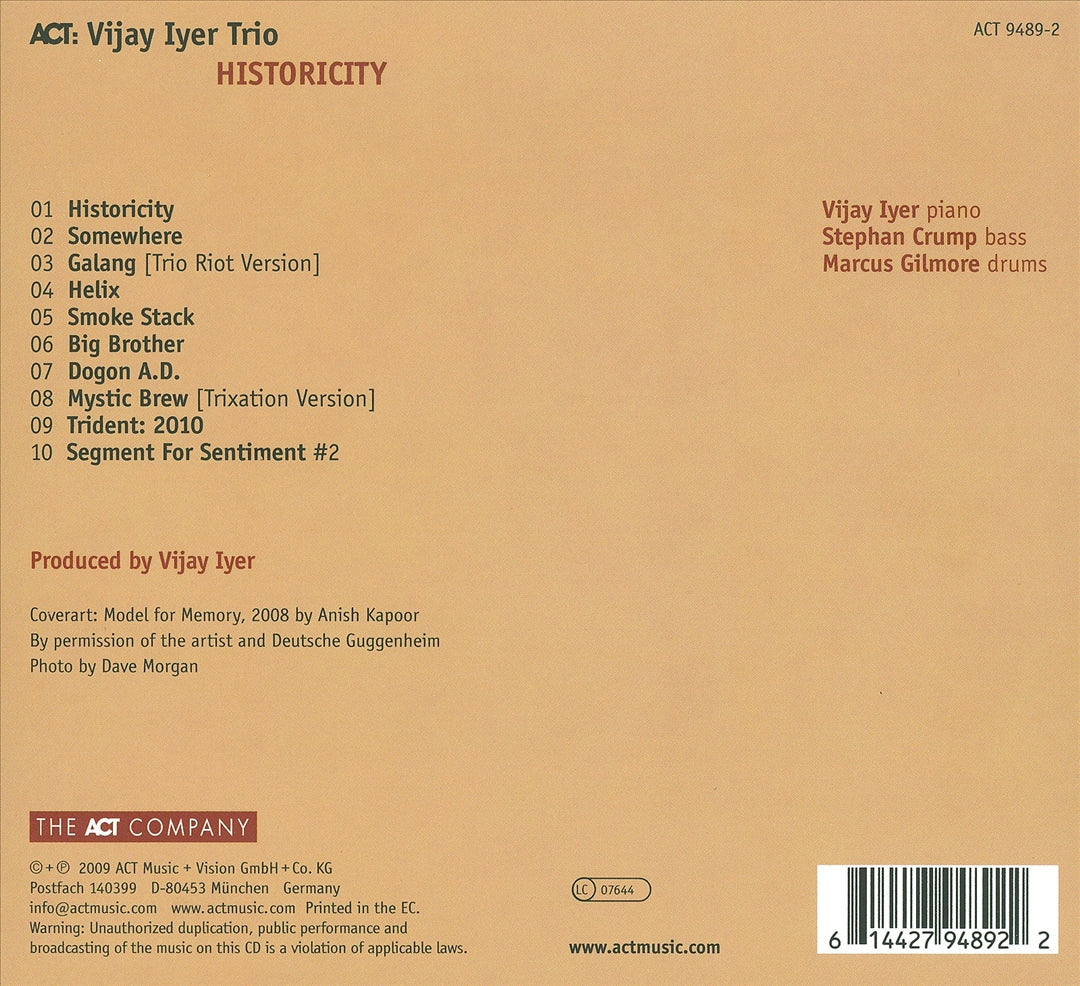 Historicity cover art