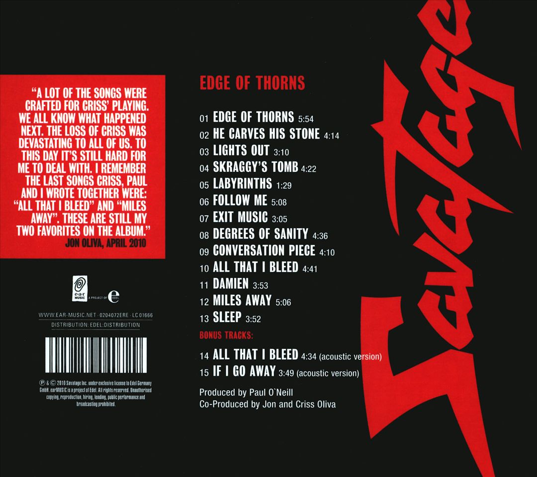 Edge Of Thorns cover art