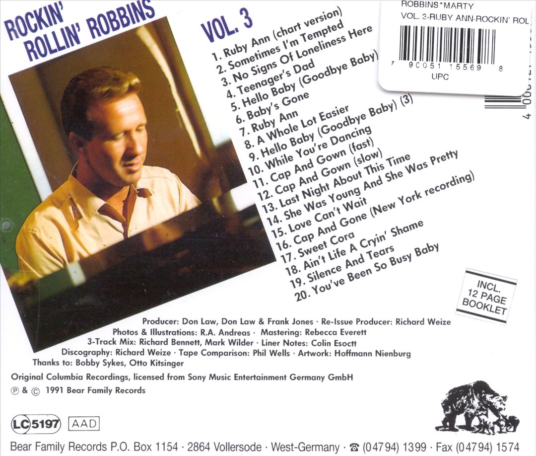 Ruby Ann: Rockin' Rollin' Robbins, Vol. 3 cover art