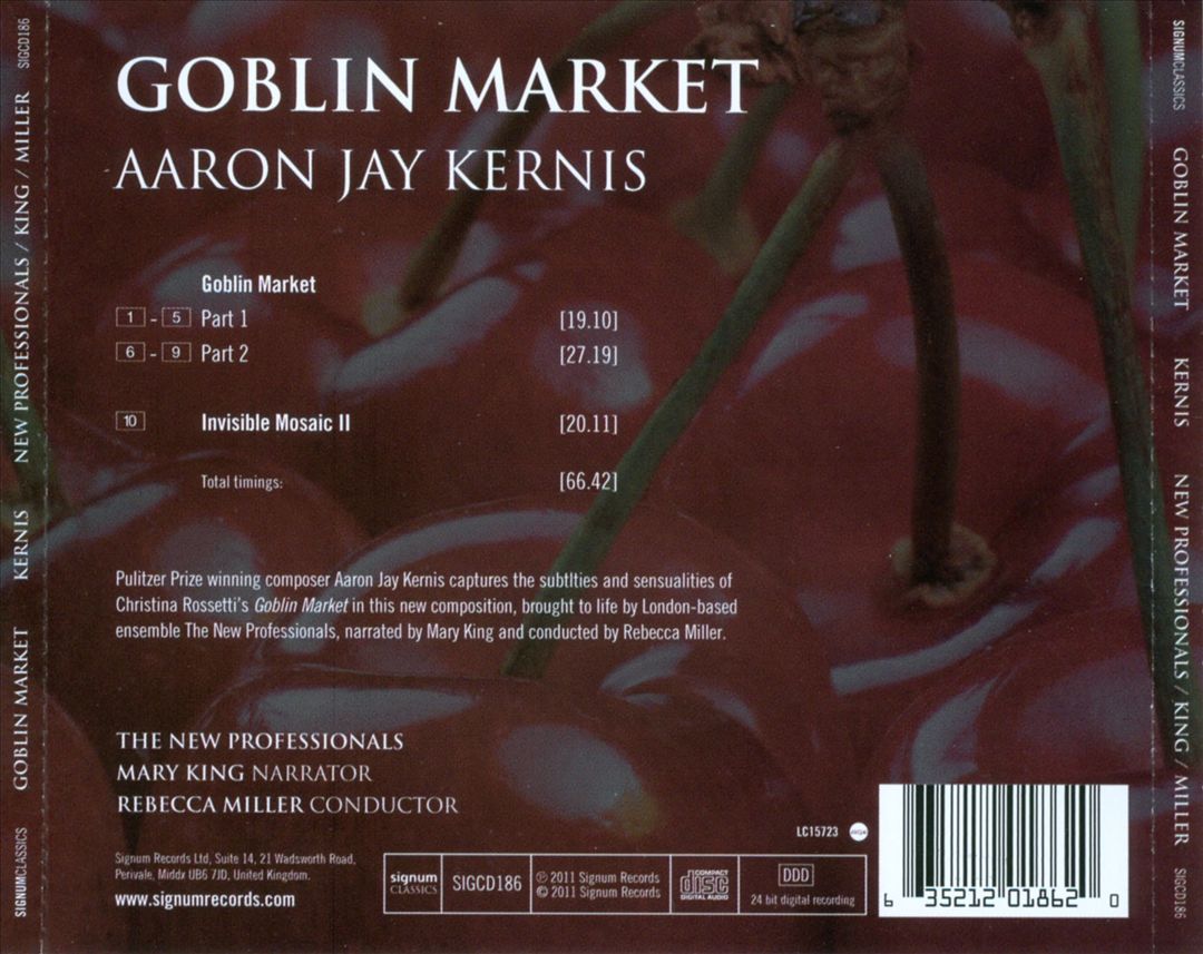 Aaron Jay Kernis: Goblin Market cover art