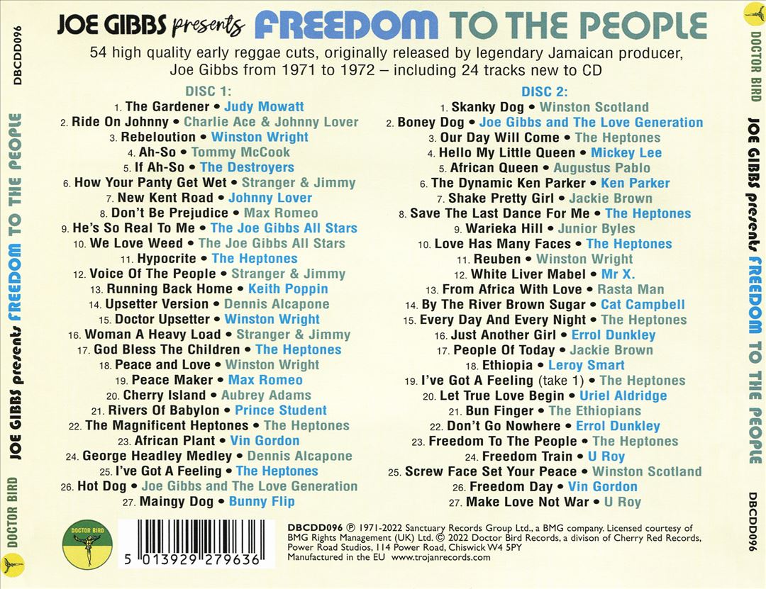 Joe Gibbs Presents Freedom to the People cover art