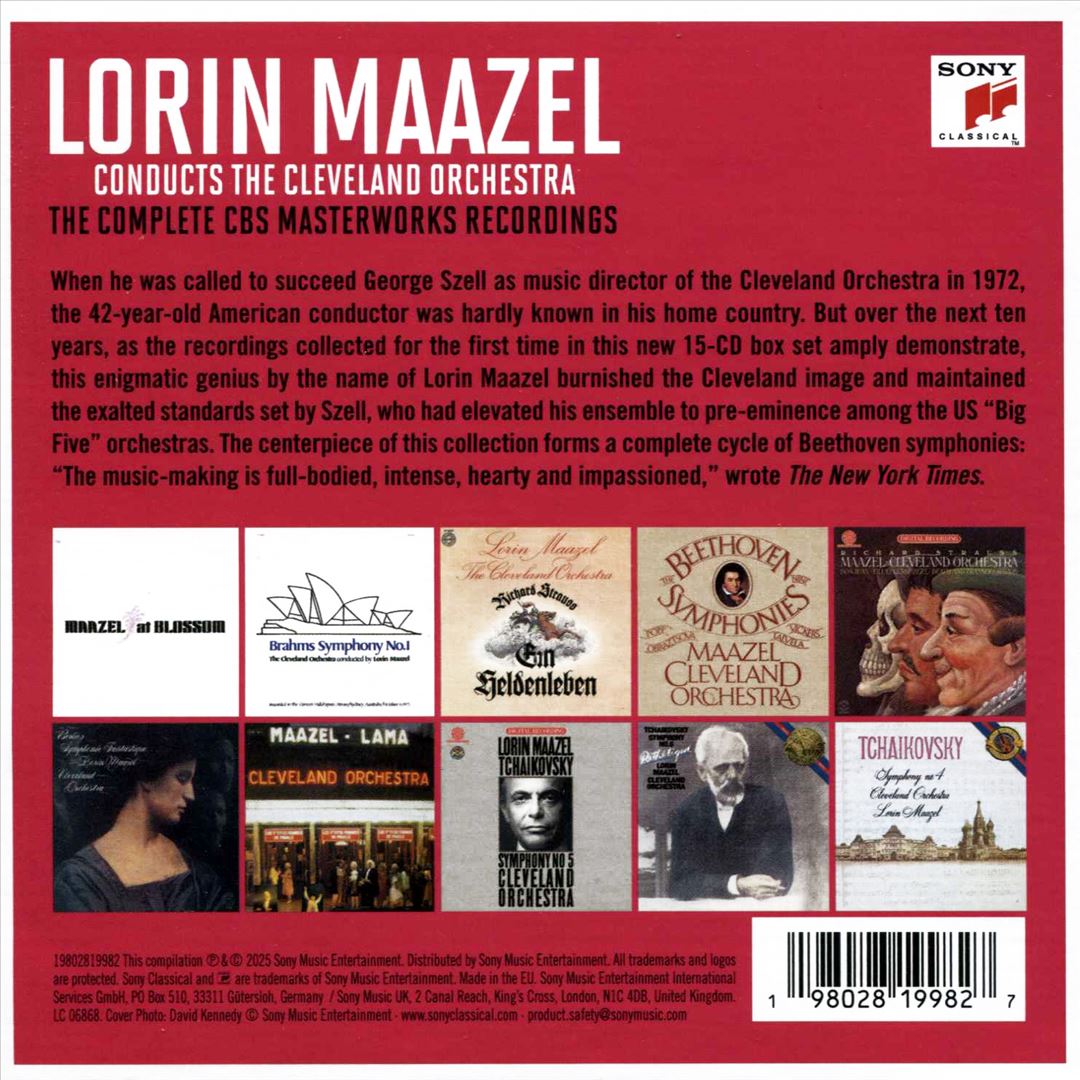Lorin Maazel Conducts The Cleveland Orchestra: The Complete CBS Masterworks Recordings cover art