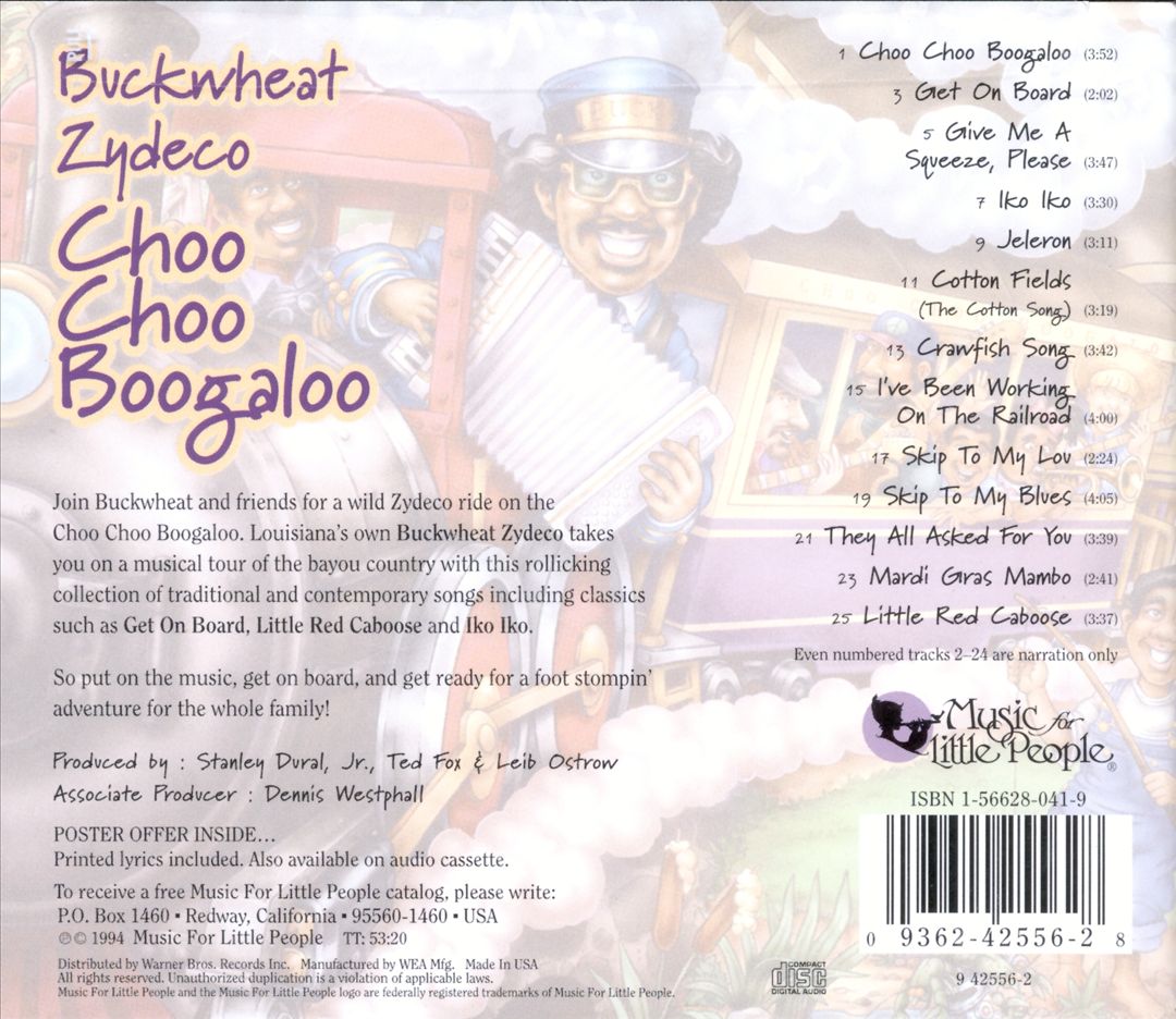 Choo Choo Boogaloo: Zydeco Music For Families cover art
