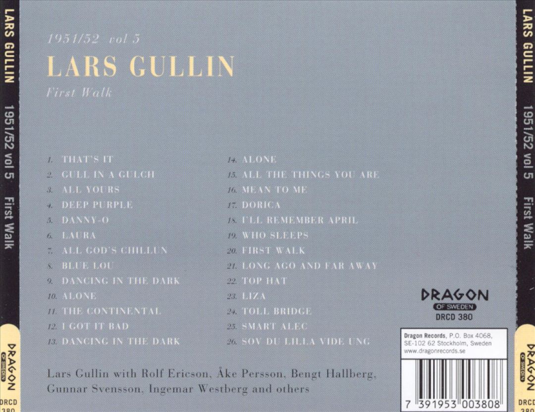 1951/52, Vol. 5: First Walk cover art