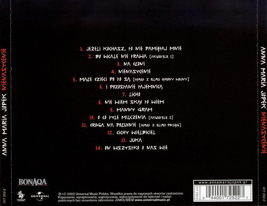 Nienasycenie cover art