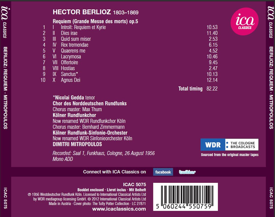 Berlioz: Requiem cover art