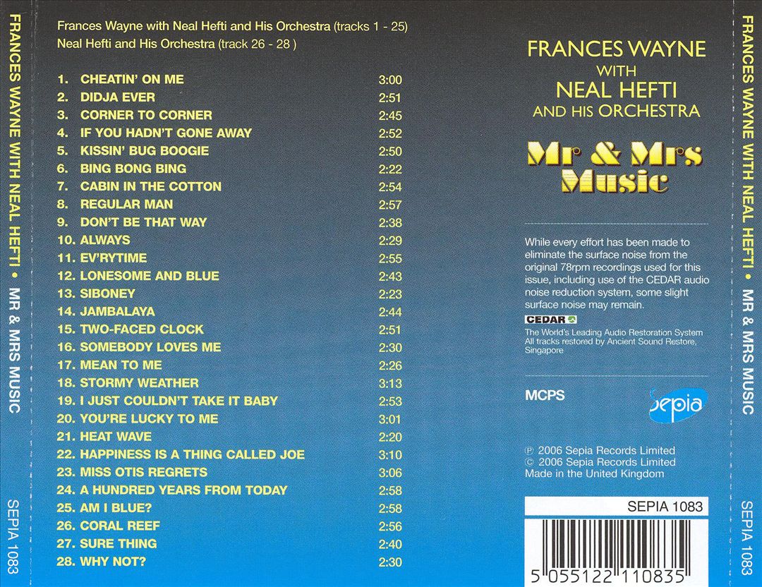Mr. and Mrs. Music cover art