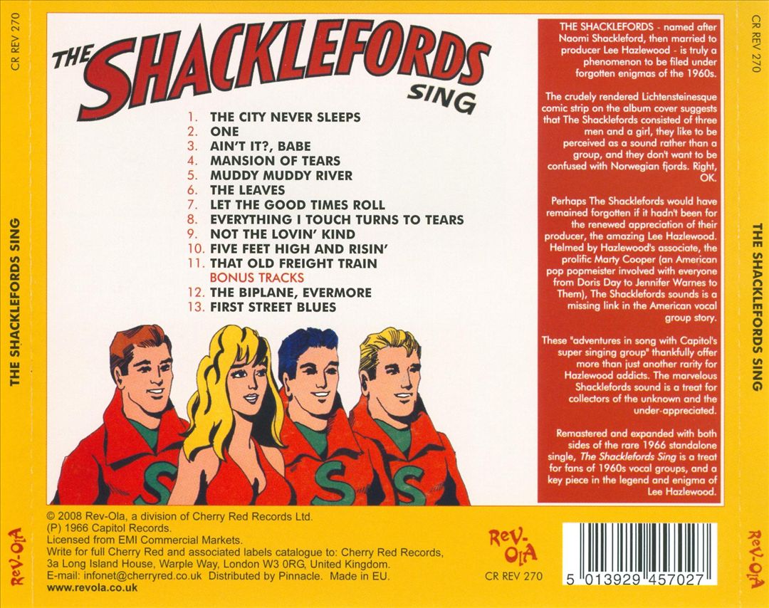 Shacklefords Sing cover art
