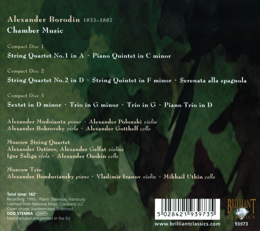 Borodin: Chamber Music cover art