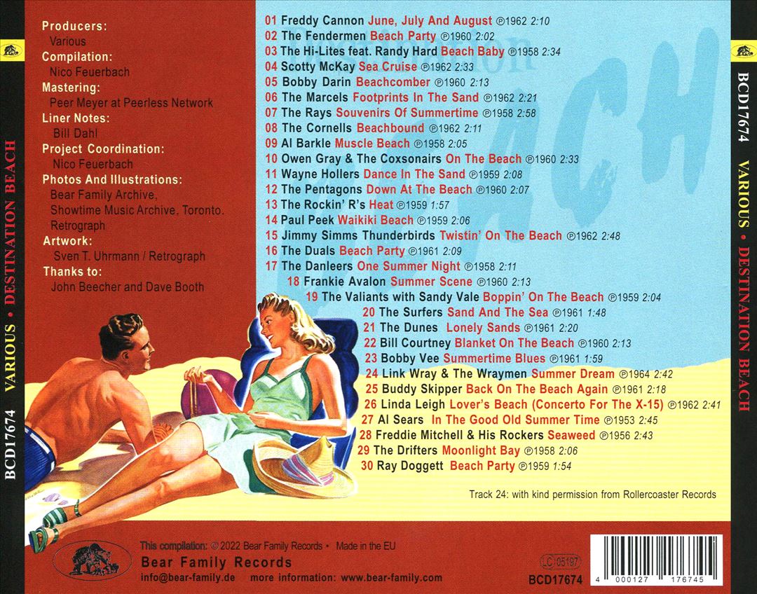 Destination Beach: 30 Tunes for Dancing in the Sand cover art