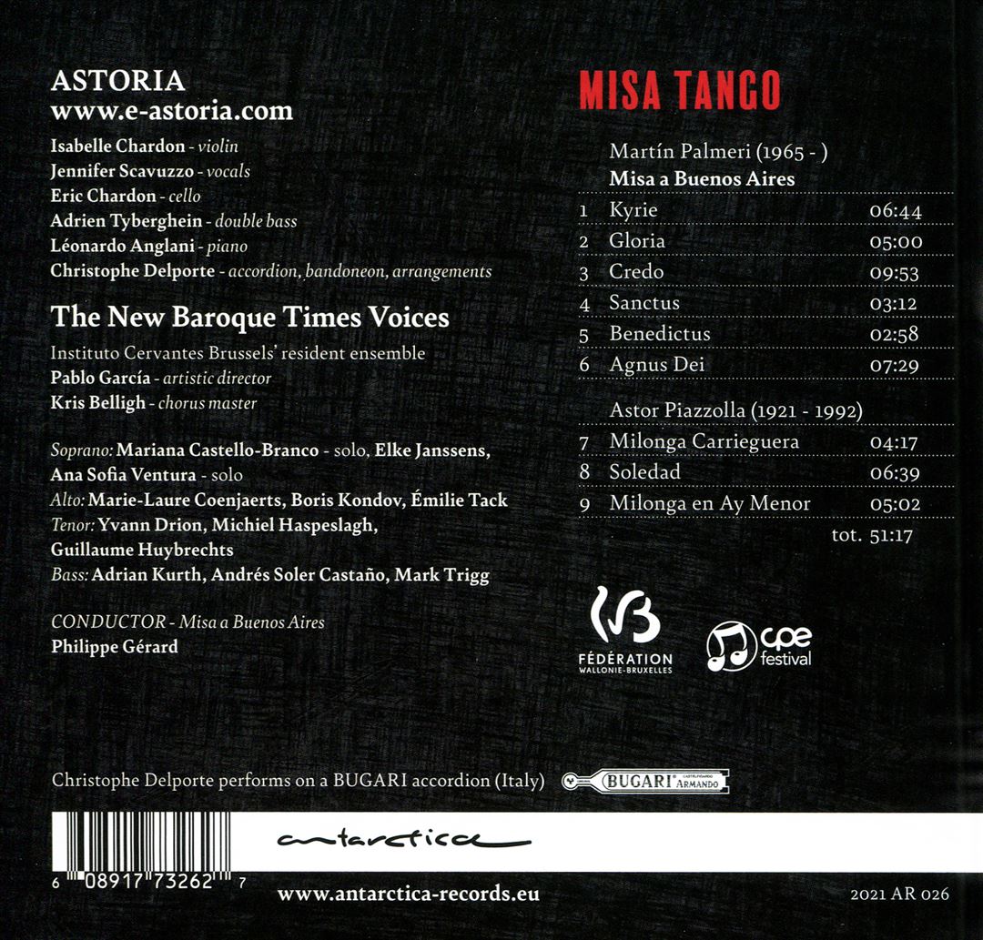 Misa Tango cover art