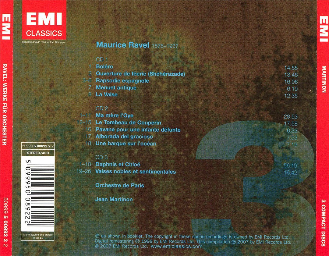 Ravel: Orchestral Works cover art