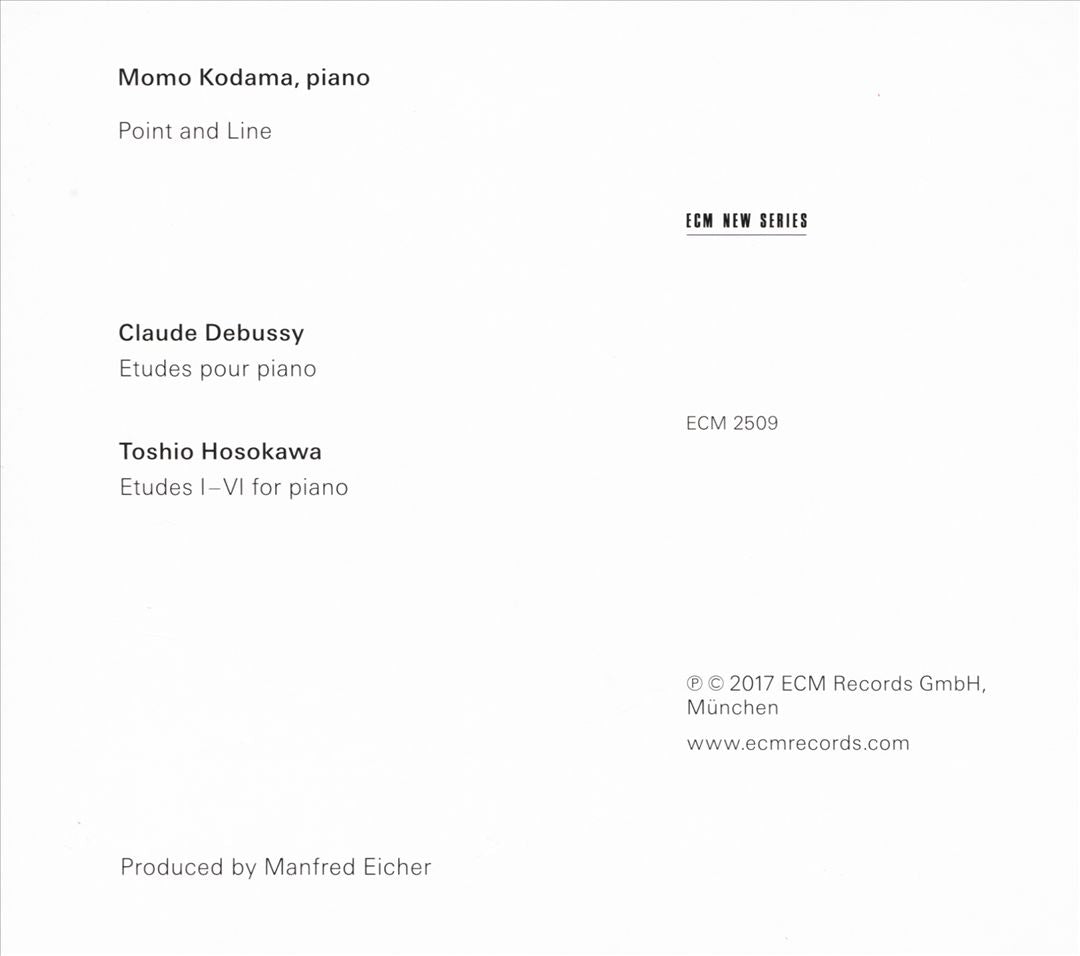 Point and Line: Debussy, Hosokawa cover art