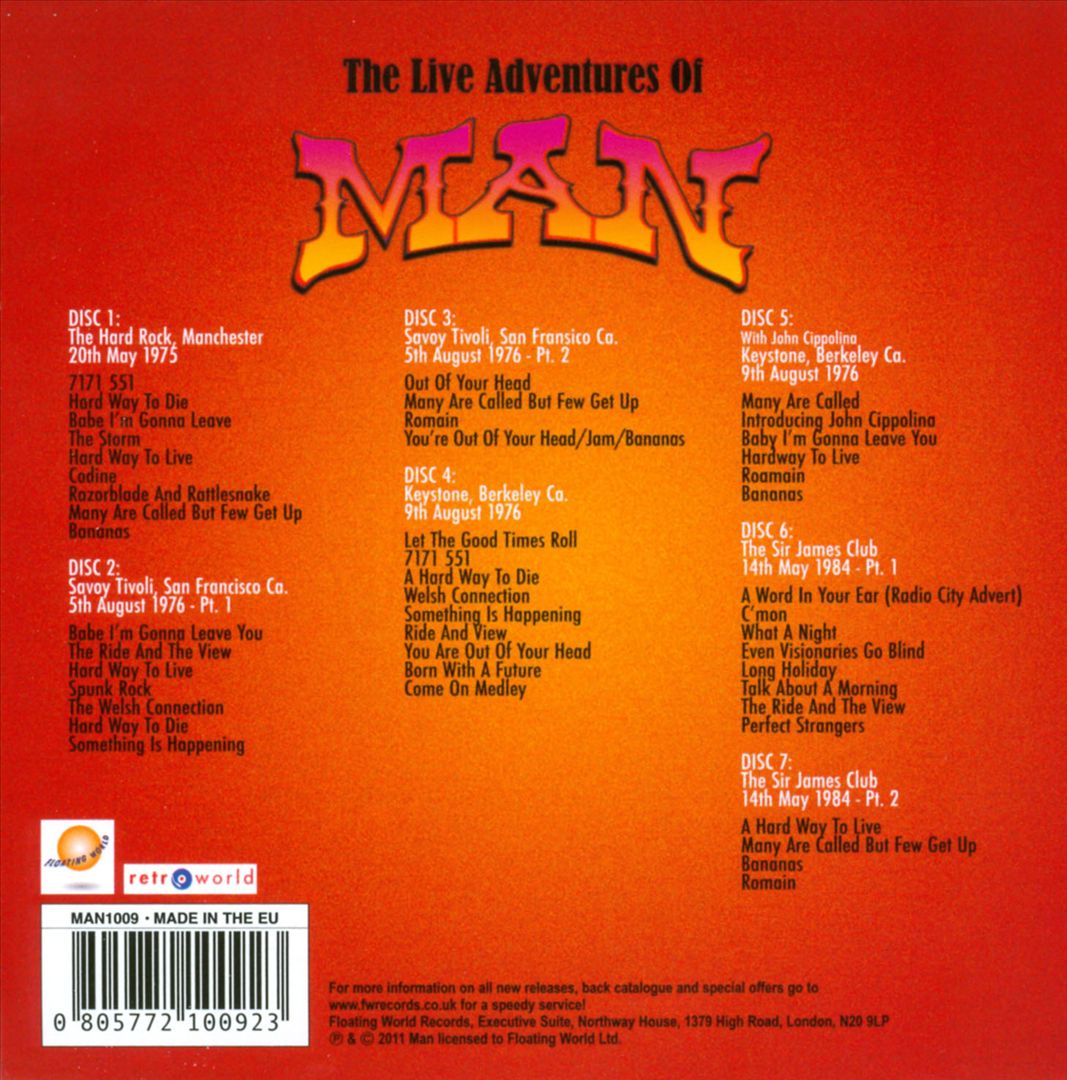 Live Adventures of Man cover art