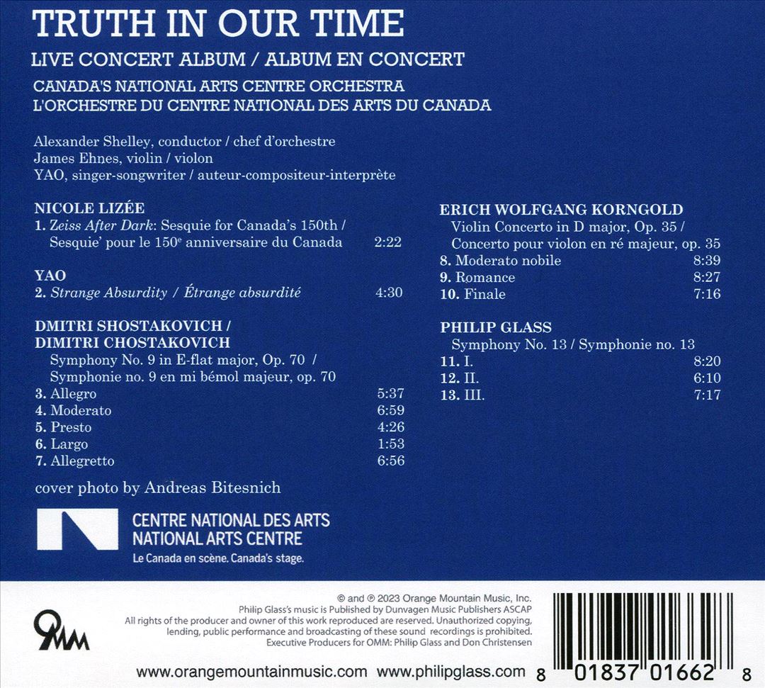 Truth in Our Time: Philip Glass - Symphony No. 13 cover art