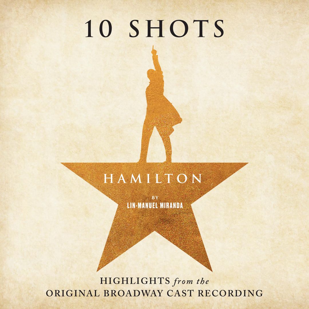 Hamilton: 10 Shots (Highlights From the Original Broadway Cast Recording)(Cabinet's Battle Vinyl) cover art