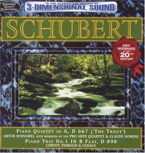 Schubert: Trout Quintet & Piano Trio No 1/Var cover art