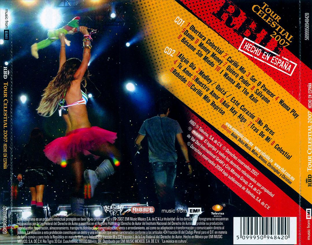 Tour Celestial 2007: Hecho en España cover art