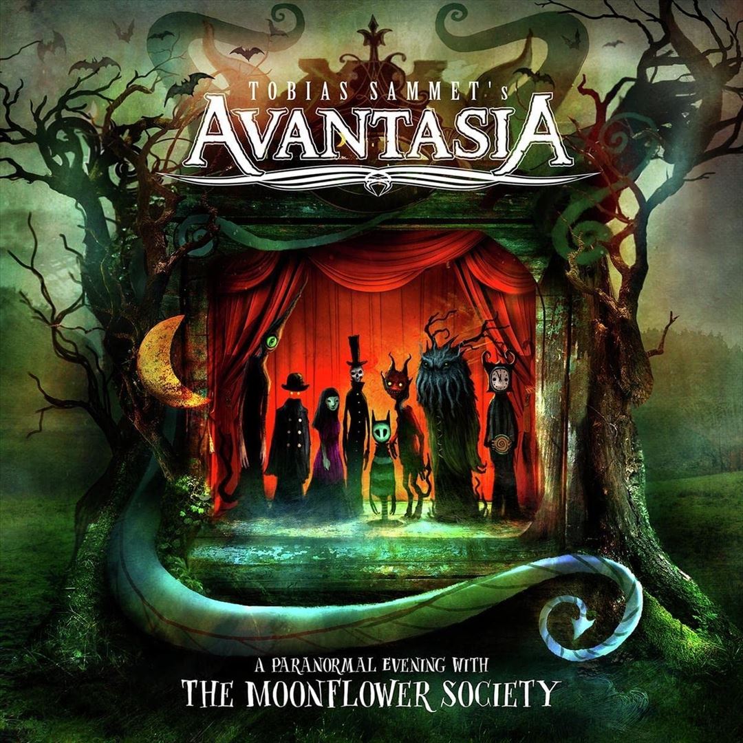 A Paranormal Evening with the Moonflower Society (black in gatefold incl. 4p booklet) cover art