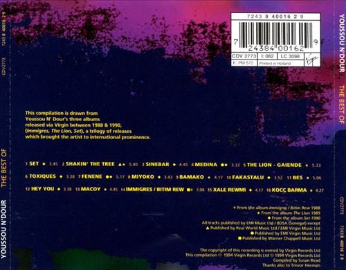 Best of Youssou N'Dour cover art
