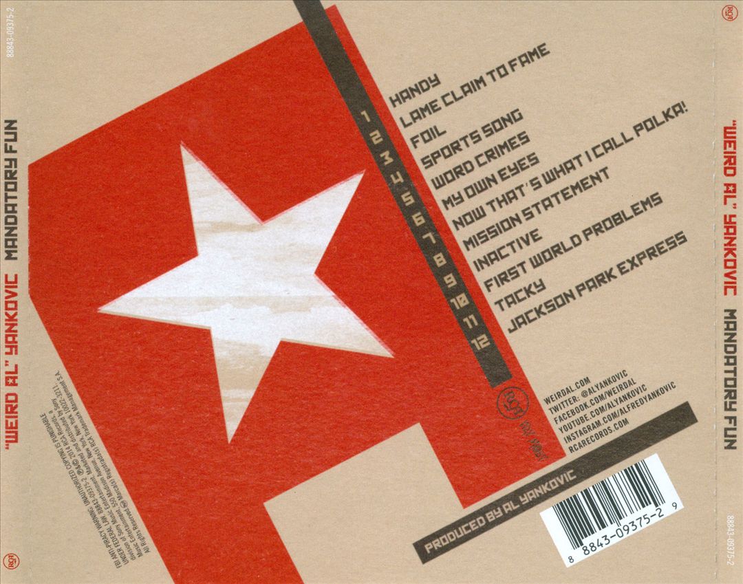 Mandatory Fun cover art