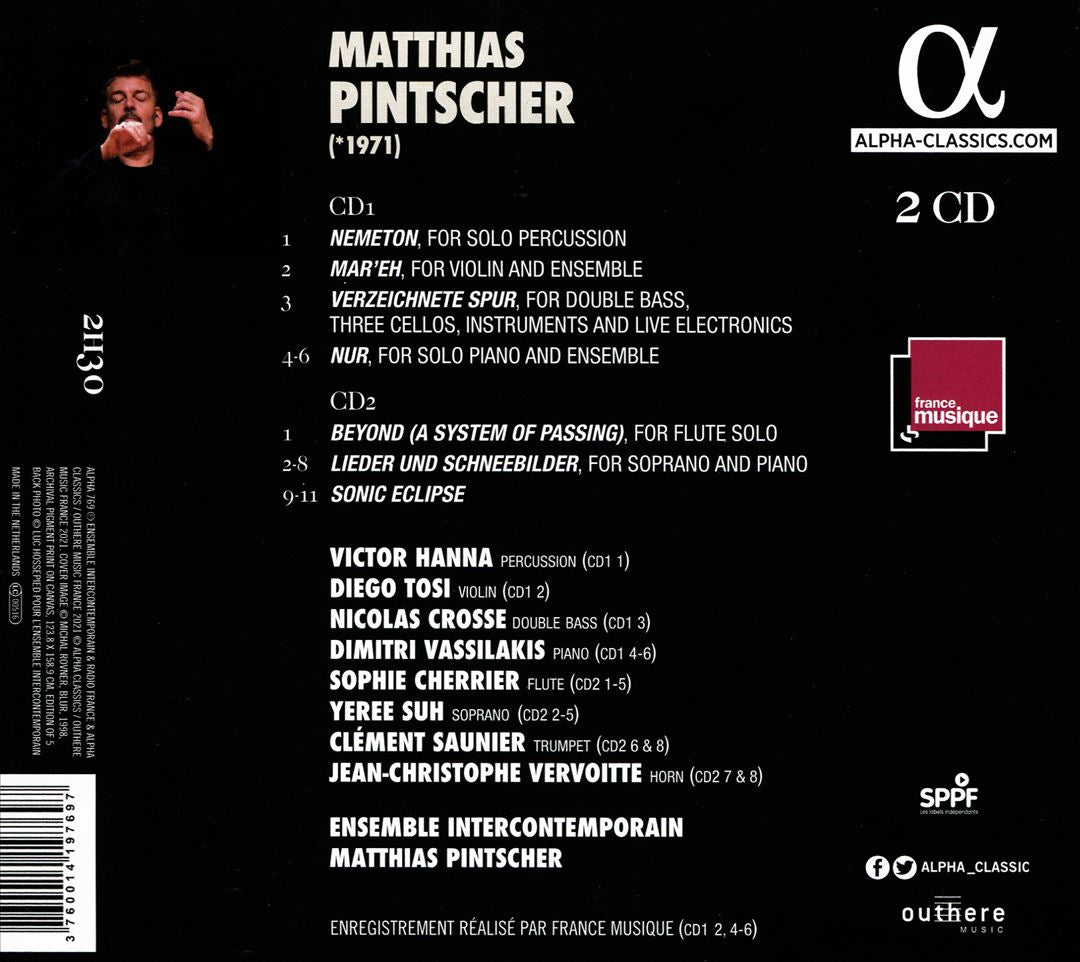 Matthias Pintscher: Nemeton cover art
