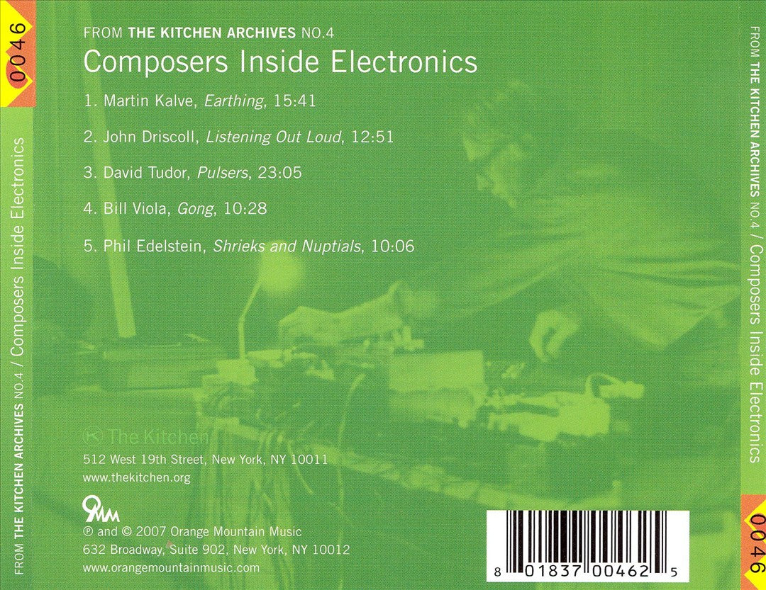 From the Kitchen Archives No. 4: Composers Inside Electronics cover art