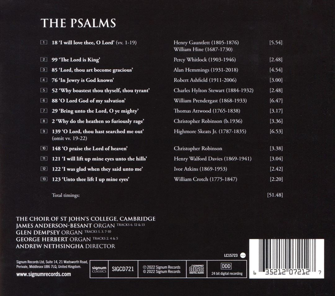 Psalms cover art