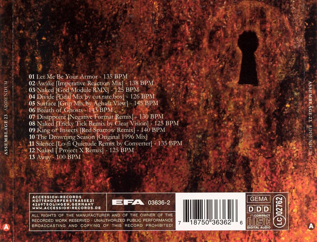 Addendum cover art