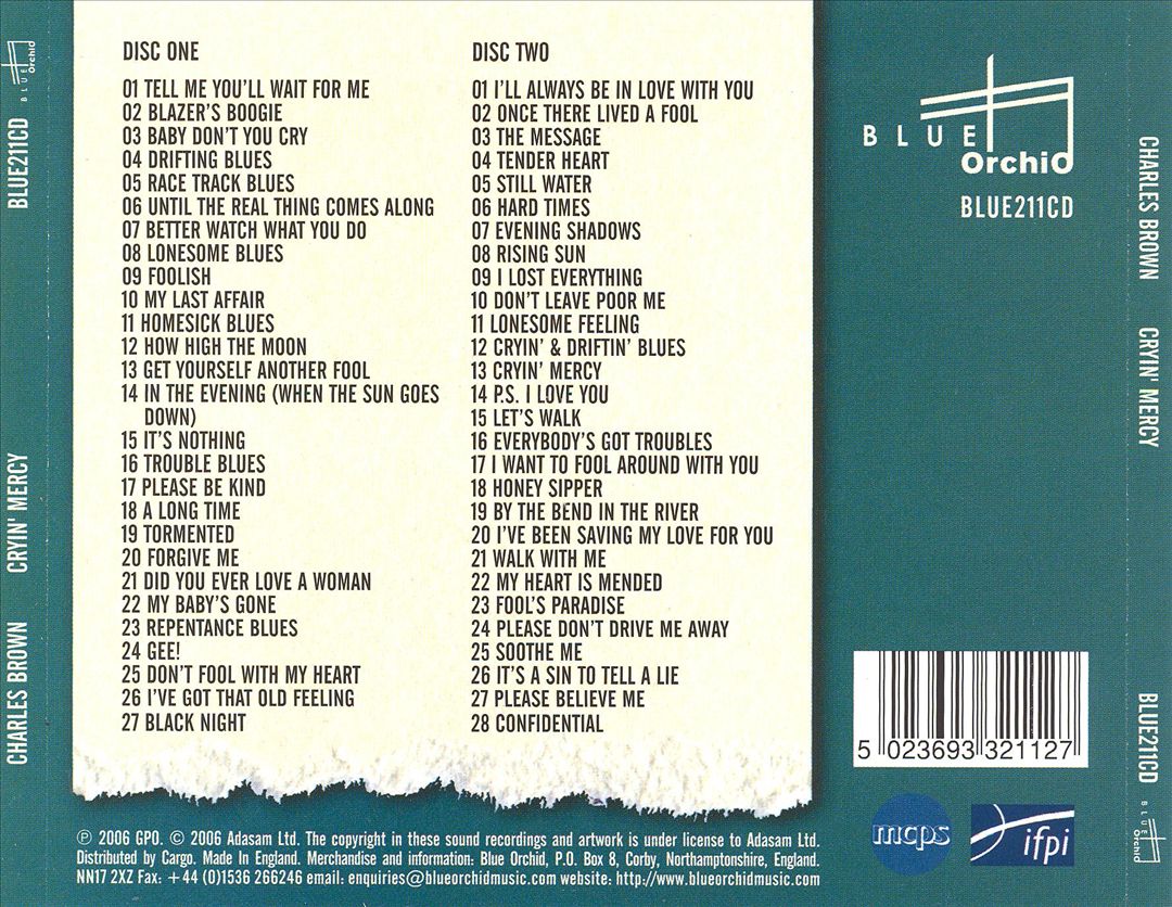 Cryin' Mercy cover art