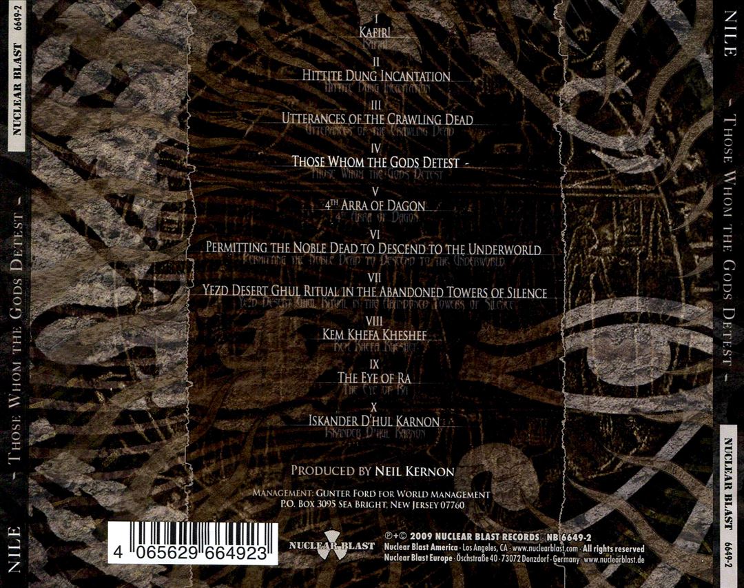 Those Whom the Gods Detest cover art