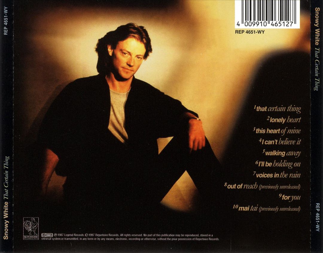 That Certain Thing cover art