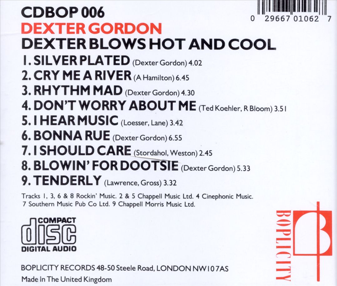 Dexter Blows Hot & Cool cover art