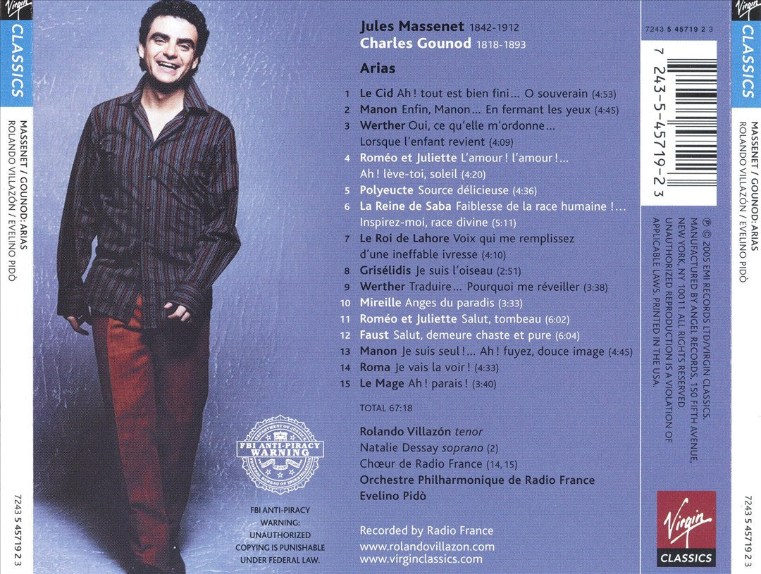 Gounod, Massenet: Arias cover art