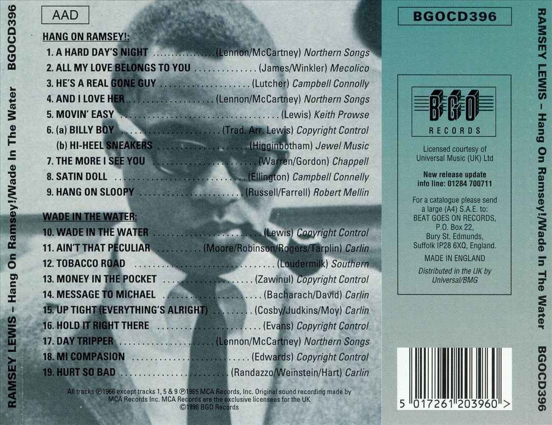 Hang on Ramsey/Wade in the Water cover art