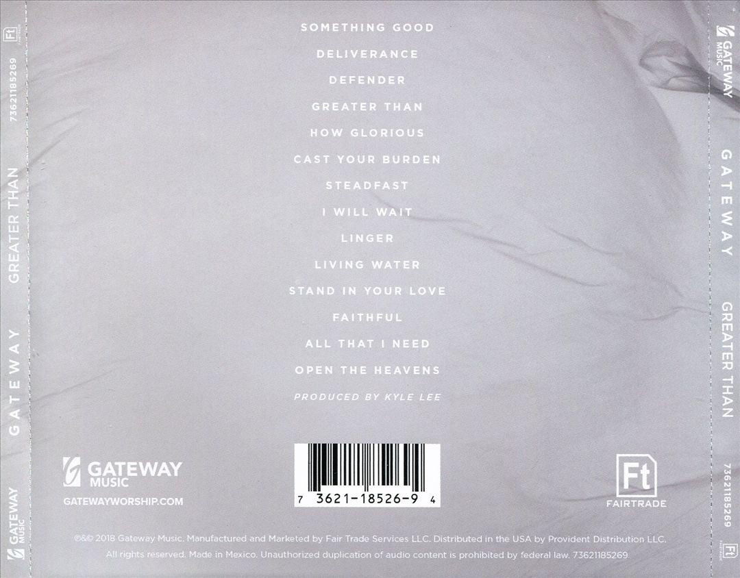 Greater Than: Live cover art