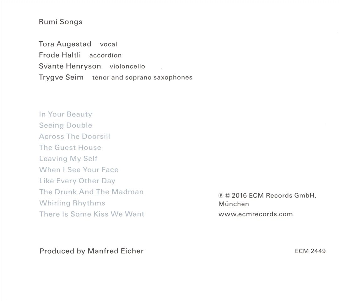 Rumi Songs cover art