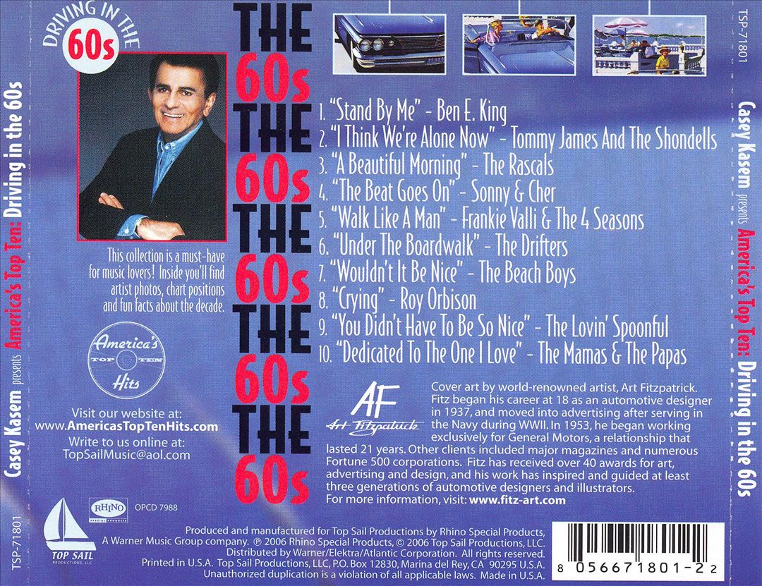 Casey Kasem: Driving in the 60s cover art