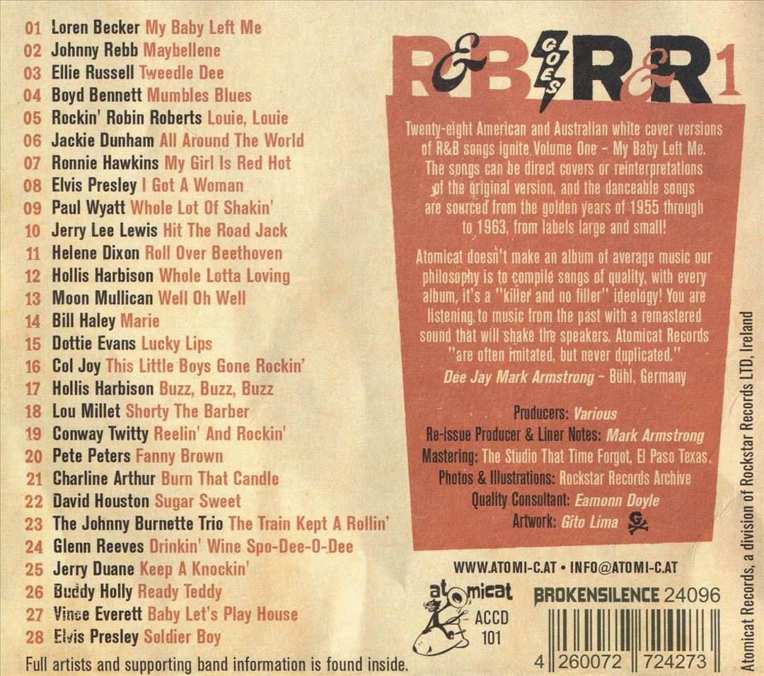 Rhythm & Blues Goes Rock & Roll 1-My Baby Left Me cover art