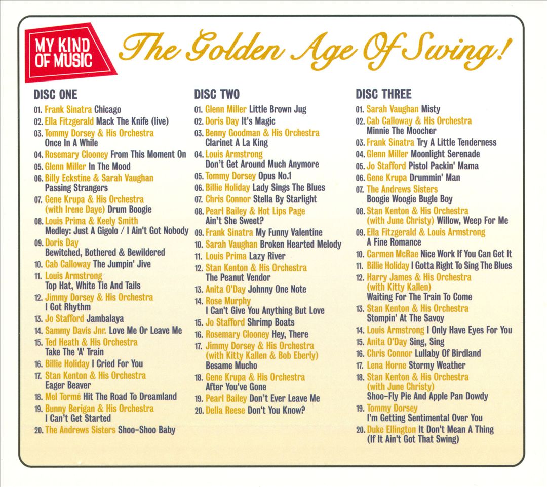 My Kind of Music: The Golden Age of Swing cover art