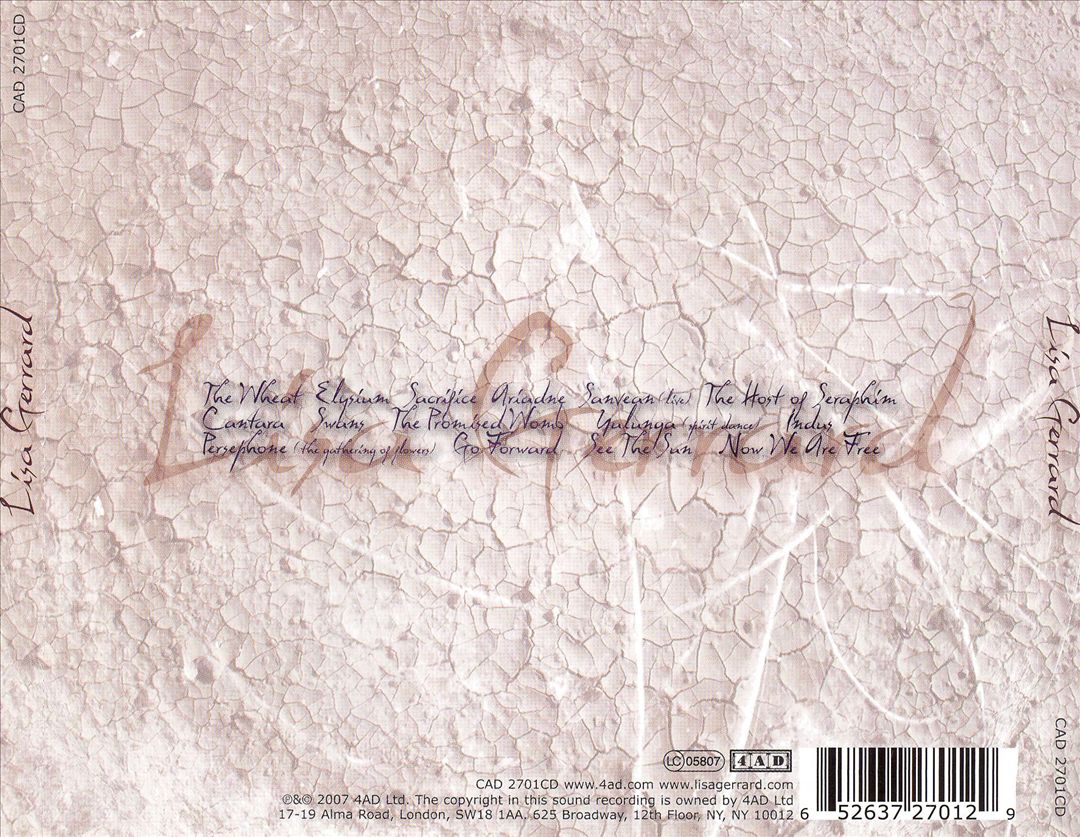 Best of Lisa Gerrard cover art