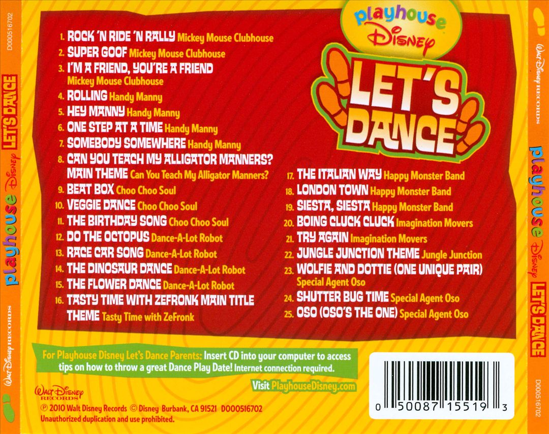 Playhouse Disney: Let's Dance cover art