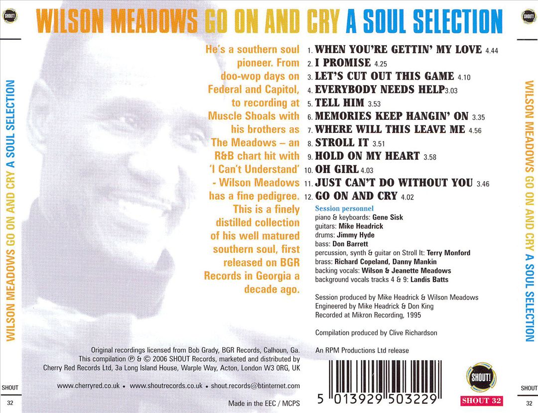Go on and Cry cover art